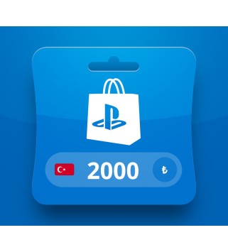 PlayStation Network TRY 2000 Card TURKEY PlayStation 5 Key TÜRKIYE